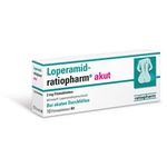 Loperamid-ratiopharm akut 2mg Filmtabletten 10 ST