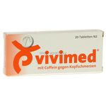 Vivimed mit Coffein gegen Kopfschmerzen 20 ST