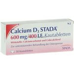 Calcium D3 STADA 600mg/ 400 I.E. Kautabletten 50 ST