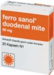 Ferro Sanol duodenal mite 50mg mr.Pellets in Kaps. 20 ST