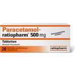Paracetamol-ratiopharm 500mg Tabletten 20 ST
