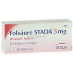 Folsäure STADA 5mg Tabletten 20 ST
