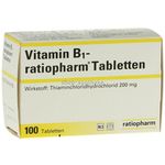 Vitamin-B1-ratiopharm 200mg Tabletten 100 ST