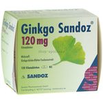 Ginkgo Sandoz 120mg Filmtabletten 120 ST