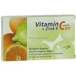 Vitamin C 300 + Zink 5 retard 20 ST