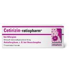 Cetirizin-ratiopharm bei Allergien 10 mg Filmtabl. 7 ST