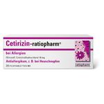 Cetirizin-ratiopharm bei Allergien 10 mg Filmtabl. 20 ST