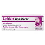 Cetirizin-ratiopharm bei Allergien 10 mg Filmtabl. 100 ST