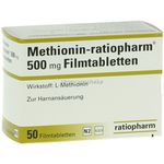 Methionin-ratiopharm 500mg Filmtabletten 50 ST