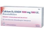 Calcium D3 STADA 1000mg/ 880 I.E. Brausetabletten 20 ST