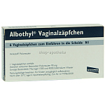 ALBOTHYL Vaginalzäpfchen 6 ST