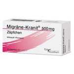 Migräne-Kranit 500mg Zäpfchen 10 ST