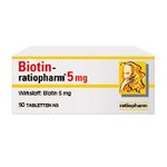 Biotin-ratiopharm 5 mg 90 ST