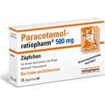 Paracetamol-ratiopharm 500mg Zäpfchen 10 ST