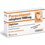 Paracetamol-ratiopharm 1000mg Zäpfchen 10 ST