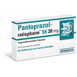 Pantoprazol-ratiopharm SK 20mg magensaftres. Tbl. 7 ST