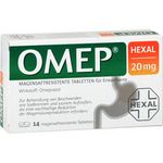 Omep HEXAL 20mg magensaftresistente Tabletten 14 ST