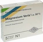 Magnesium Verla i.v.50% Infusionslösungskonzentrat 5 ST