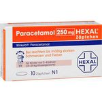 Paracetamol 250 Hexal Zaepfchen 10 ST