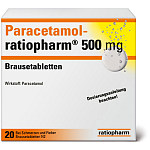 Paracetamol-ratiopharm 500mg Brausetabletten 20 ST