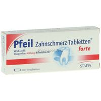 Pfeil Zahnschmerz-Tabletten forte 10 ST - 0410554
