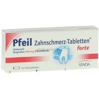 Pfeil Zahnschmerz-Tabletten forte 20 ST - 0410560
