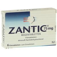 Zantic 75mg Magentabletten 6 ST - 0492701