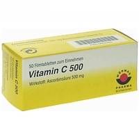 VITAMIN C 500 50 ST - 0652240