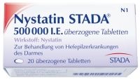 Nystatin STADA 500.000 I.E. überzogene Tabletten 20 ST - 0892352