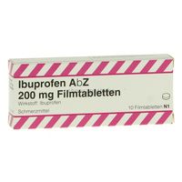 Ibuprofen AbZ 200 mg Filmtabletten 10 ST - 1016032