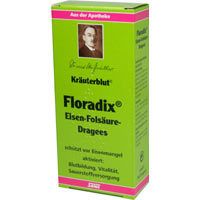 Floradix Eisen-Folsäure-Dragees 84 ST - 1179509