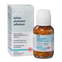 BIOCHEMIE DHU 20 KALIUM ALUMINIUM SULFURICUM D6 80 ST - 1196212