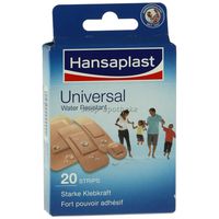 Hansaplast Universal Water Resist.4Größen Strips 20 ST - 1215211