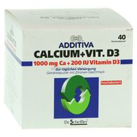 ADDITIVA CALCIUM 1000mg + Vit.D3 40 ST - 1329280