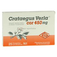 Crataegus Verla cor 450mg 25 ST - 1352416