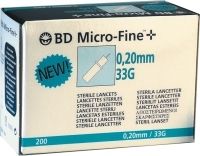 BD MICRO-FINE+Lanzetten 0.20mm (33G) 200 ST - 1392700