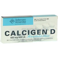 CALCIGEN D Kautabletten 20 ST - 1512067