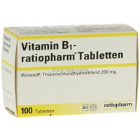 Vitamin-B1-ratiopharm 200mg Tabletten 100 ST - 1586054