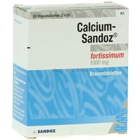 CALCIUM SANDOZ FORTISS 20 ST - 1593077