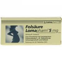 Folsäure Lomapharm 5mg 20 ST - 1713334