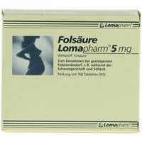 Folsäure Lomapharm 5mg 100 ST - 1713357