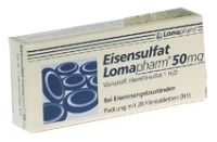 Eisensulfat Lomapharm 50mg 20 ST - 1713386