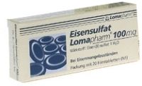 Eisensulfat Lomapharm 100mg 20 ST - 1713417