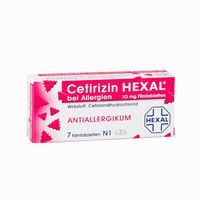 Cetirizin Hexal bei Allergien 7 ST - 1830146