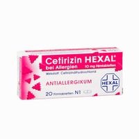 Cetirizin Hexal bei Allergien 20 ST - 1830152
