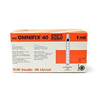 OMNIFIX INSULIN SOLO 40 100x1 ML - 2040630