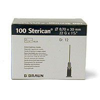 STERICAN 0.70X30 SCHW L L 100 ST - 2050812