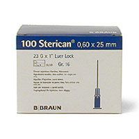 STERICAN 0.60X25 BLAU L L 100 ST - 2050835