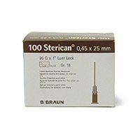 STERICAN 0.45X25 BRAUN L L 100 ST - 2050858