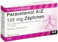 Paracetamol AbZ 125mg Zäpfchen 10 ST - 2058601